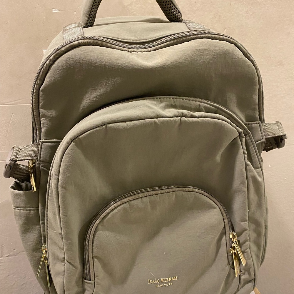 Isaac Mizrahi Khaki Backpack